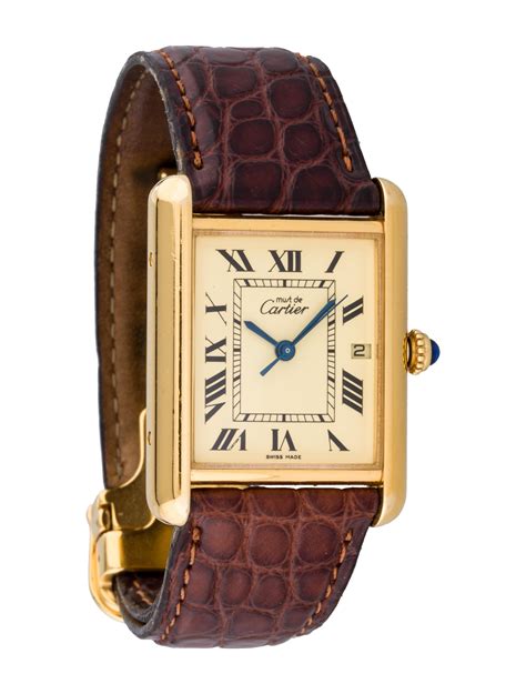 cartier tank watch for women.